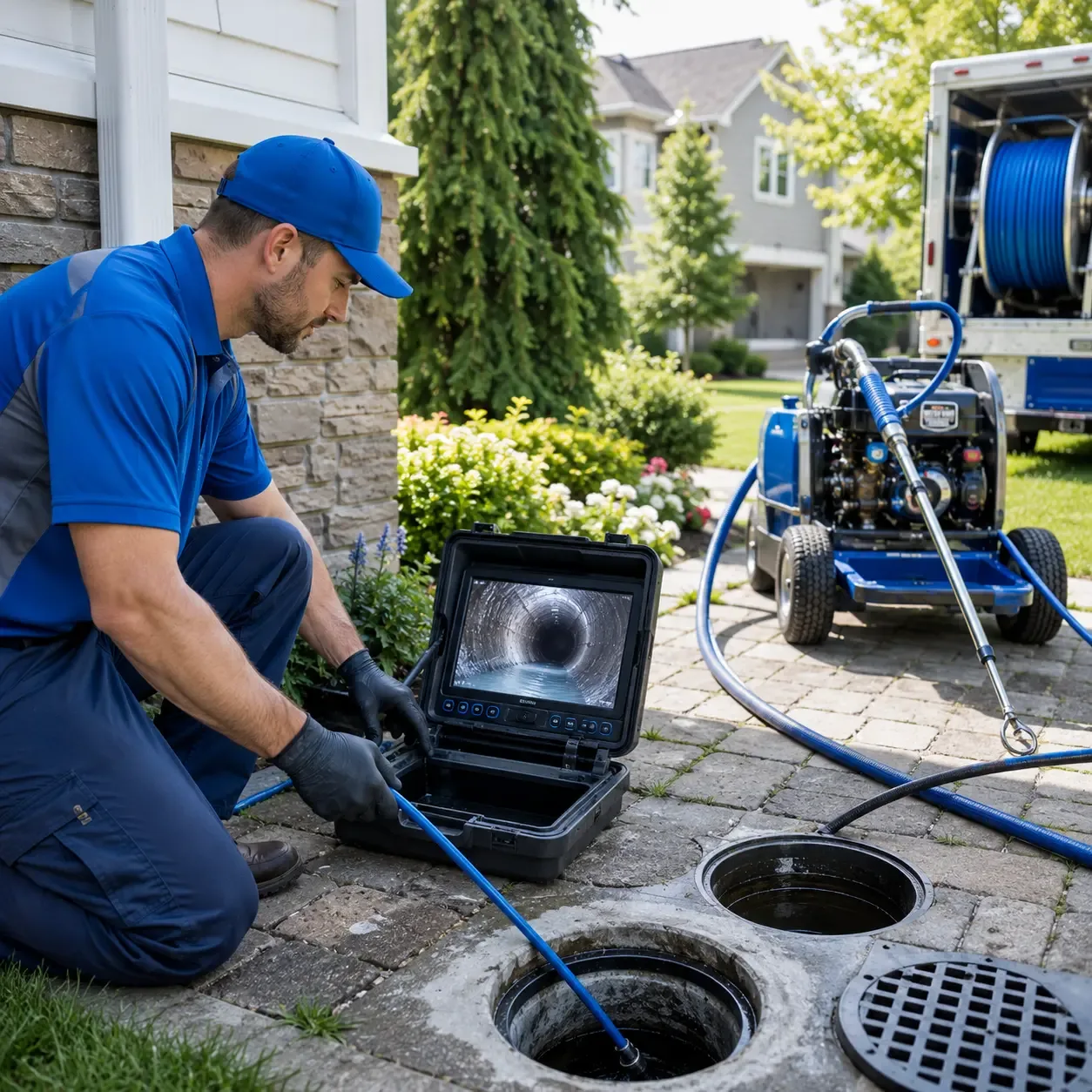 Outdoor drain cleaning professionals serving North Hills, CA